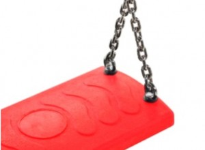 Красный прямоугольный подвес из пластика на короткой цепи