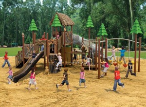Игровой детский городок для парков развлечений