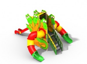 Детский игровой комплекс Змей Горыныч с тремя горками