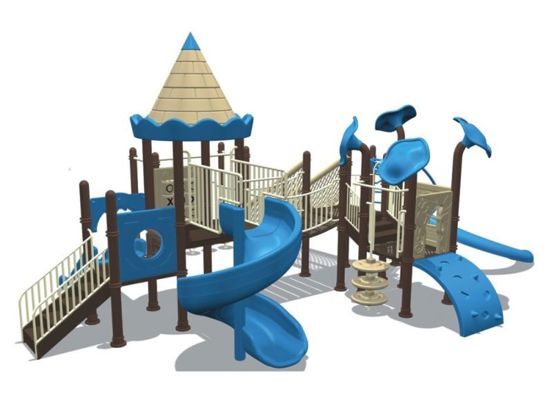 Игровая площадка для детей "Голубой замок" - артикул ТQG-010