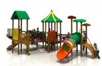 Детский игровой деревянный комплекс