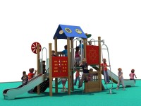 Детская игровая деревянная площадка