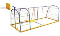 Комплекс для лазанья с баскетбольными воротами