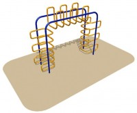 Комплекс для лазанья со спиралевидными ступенями