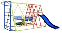 Комплекс для лазанья с горкой и качелей