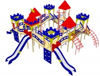 Оборудование для детских игровых площадок Рыцарский замок