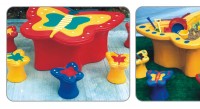 Детская песочница-стол Бабочка