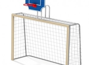 Гандбольные ворота с баскетбольным щитом без сеток