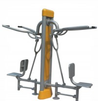 Оборудование спортивной площадки Тренажер для спины и рук двойной