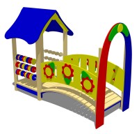 Оборудование для детской площадки Домик профессора