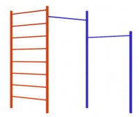 Турник со шведской лестницей